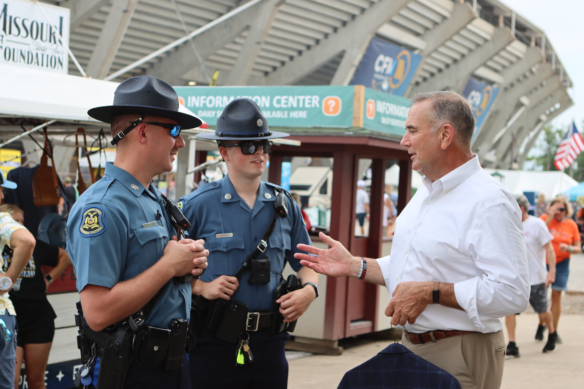 Governor Kehoe Speaks to Missouri State Highway Patrol Troopers