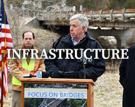 Infrastructure is one of the Governor's Priorities